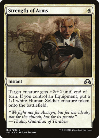 Strength of Arms [Shadows over Innistrad] | Exor Games Bridgewater