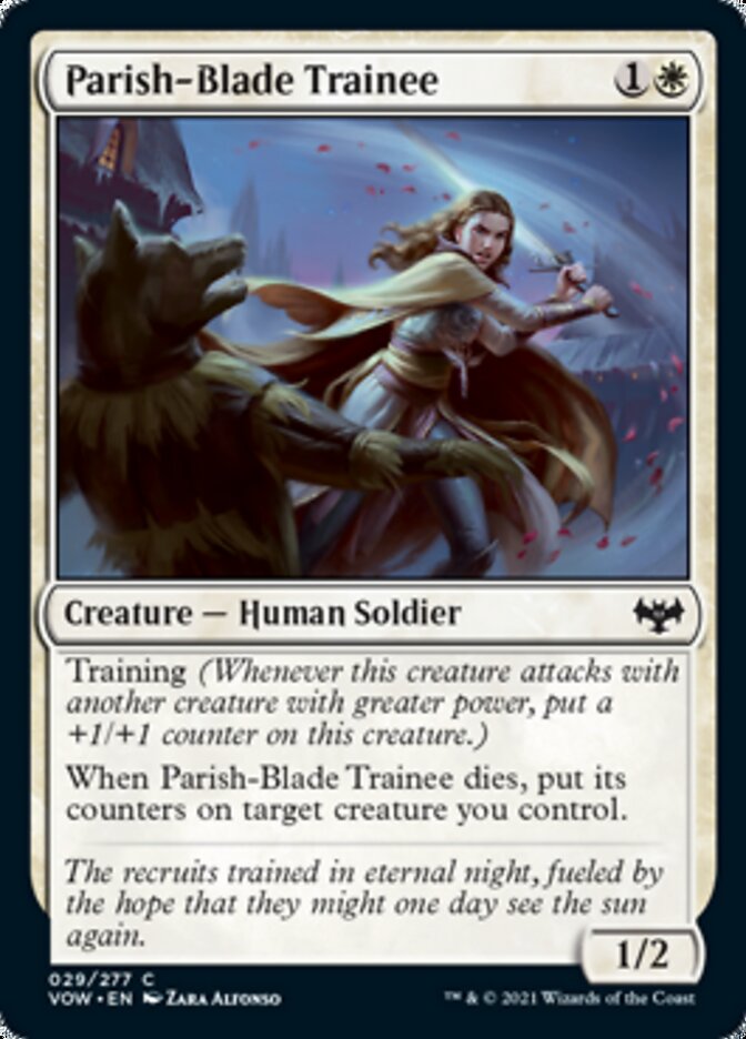 Parish-Blade Trainee [Innistrad: Crimson Vow] | Exor Games Bridgewater