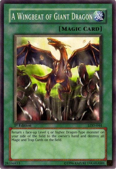 A Wingbeat of Giant Dragon [LOD-044] Common | Exor Games Bridgewater