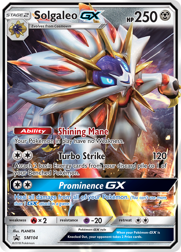 Solgaleo GX (SM104) [Sun & Moon: Black Star Promos] | Exor Games Bridgewater