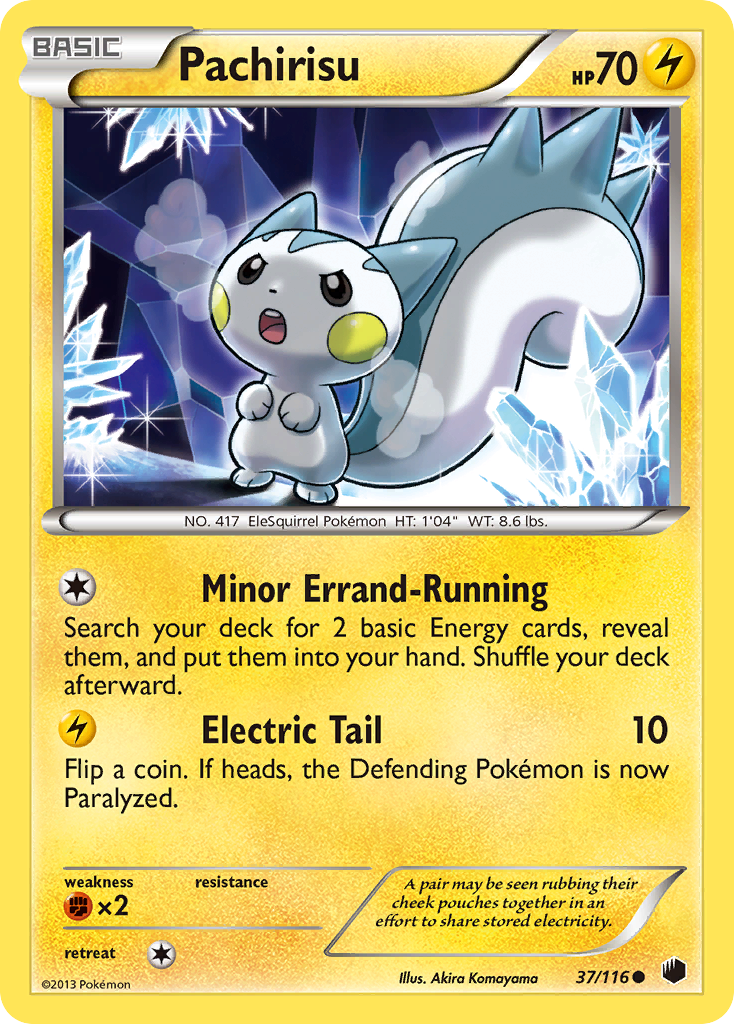 Pachirisu (37/116) [Black & White: Plasma Freeze] | Exor Games Bridgewater
