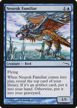 Neurok Familiar [Mirrodin] | Exor Games Bridgewater