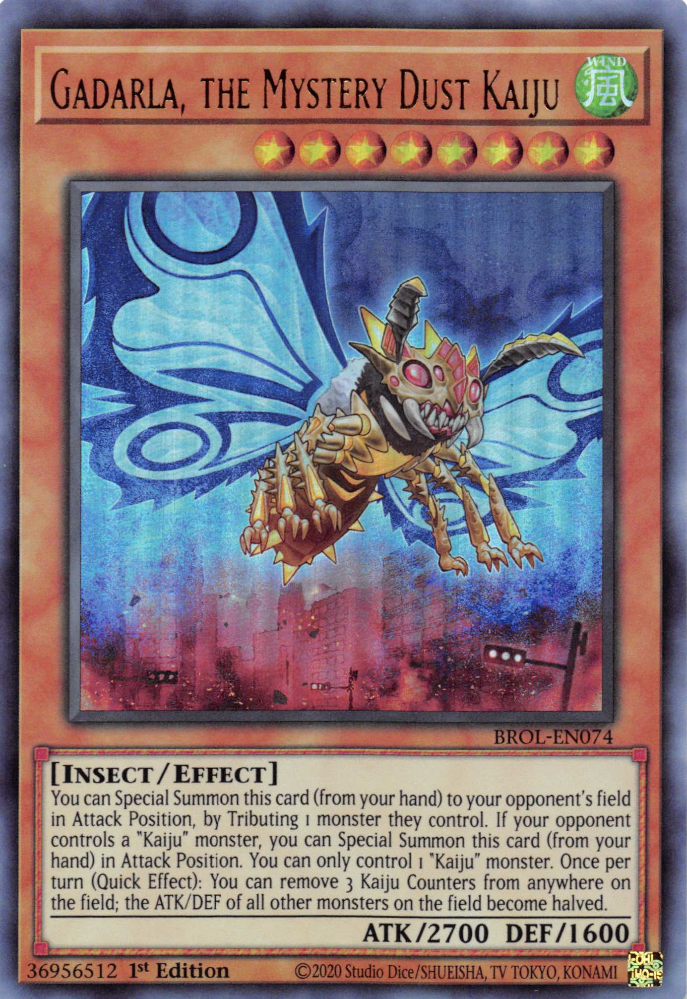 Gadarla, the Mystery Dust Kaiju [BROL-EN074] Ultra Rare | Exor Games Bridgewater