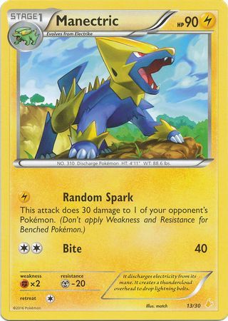 Manectric (13/30) [XY: Trainer Kit 3 - Pikachu Libre] | Exor Games Bridgewater