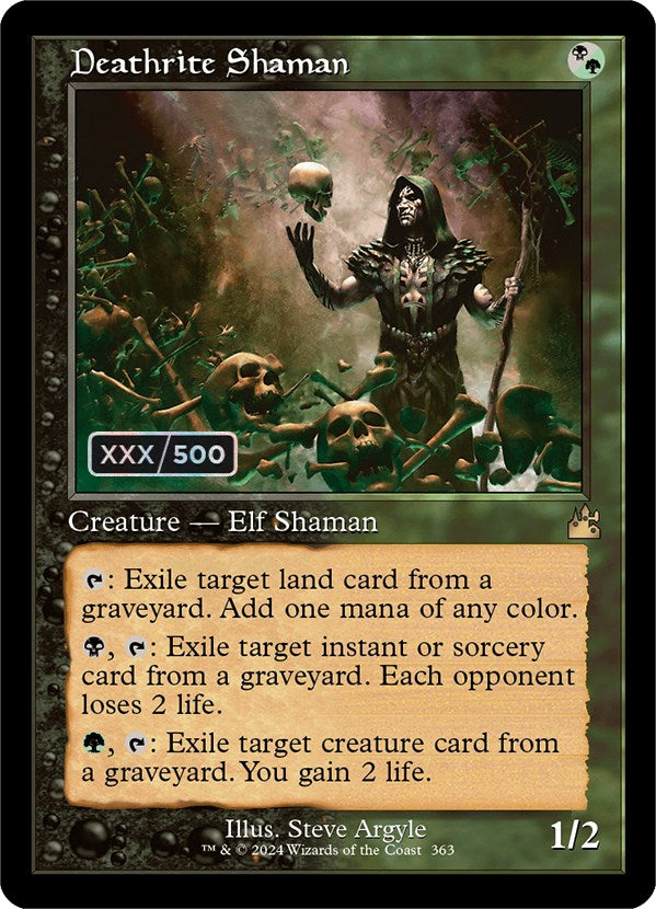 Deathrite Shaman (Retro) (Serialized) [Ravnica Remastered] | Exor Games Bridgewater