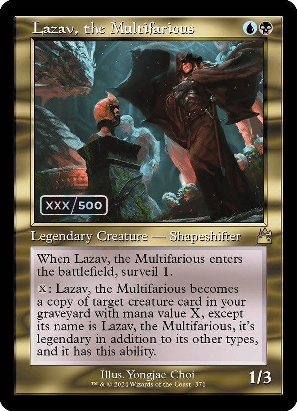 Lazav, the Multifarious (Retro) (Serialized) [Ravnica Remastered] | Exor Games Bridgewater