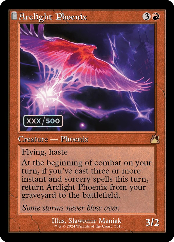 Arclight Phoenix (Retro) (Serialized) [Ravnica Remastered] | Exor Games Bridgewater