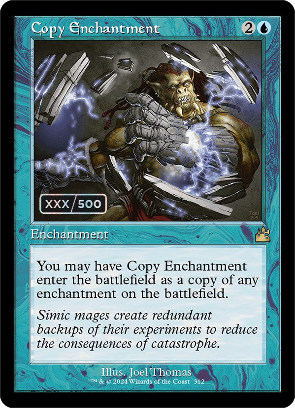 Copy Enchantment (Retro) (Serialized) [Ravnica Remastered] | Exor Games Bridgewater