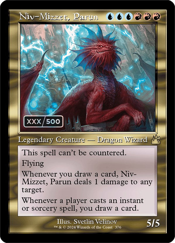 Niv-Mizzet, Parun (Retro) (Serialized) [Ravnica Remastered] | Exor Games Bridgewater