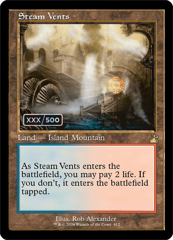 Steam Vents (Retro) (Serialized) [Ravnica Remastered] | Exor Games Bridgewater