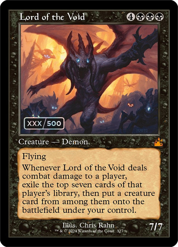 Lord of the Void (Retro) (Serialized) [Ravnica Remastered] | Exor Games Bridgewater