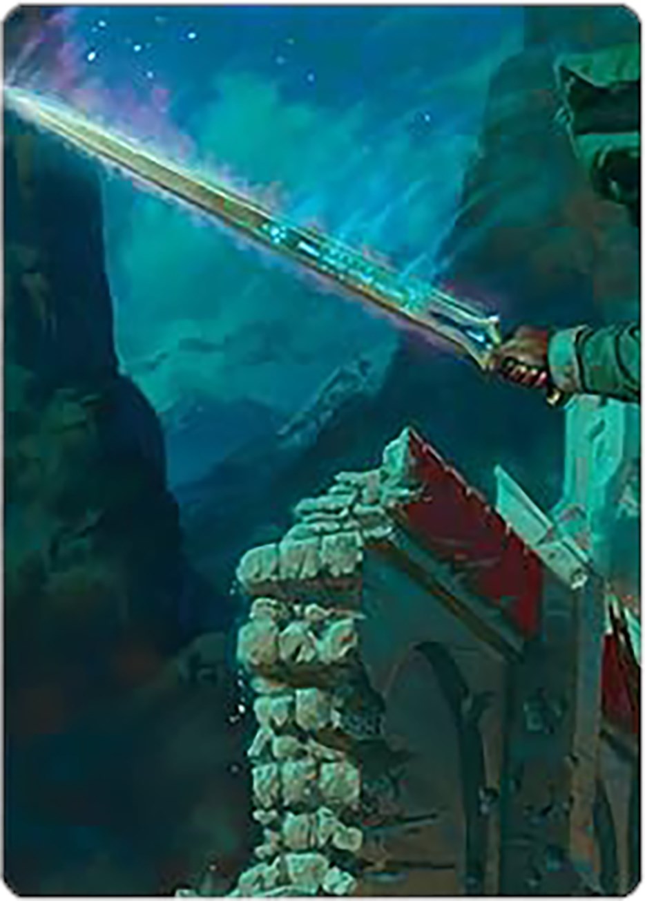 Anduril, Narsil Reforged Art Card [The Lord of the Rings: Tales of Middle-earth Art Series] | Exor Games Bridgewater