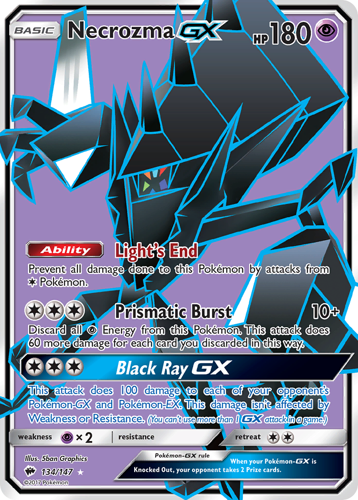 Necrozma GX (134/147) [Sun & Moon: Burning Shadows] | Exor Games Bridgewater