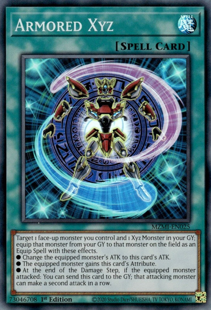 Armored Xyz [MZMI-EN025] Super Rare | Exor Games Bridgewater