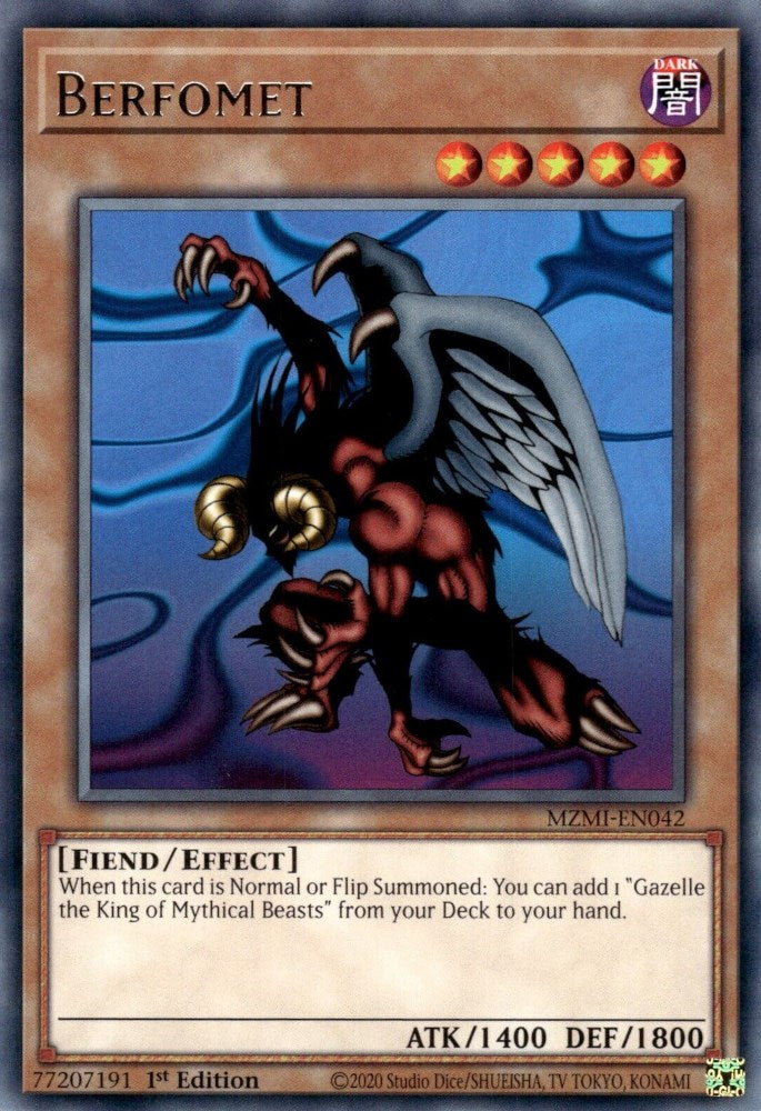Berfomet [MZMI-EN042] Rare | Exor Games Bridgewater