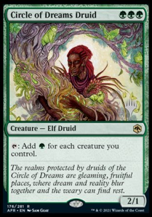 Circle of Dreams Druid (Promo Pack) [Dungeons & Dragons: Adventures in the Forgotten Realms Promos] | Exor Games Bridgewater