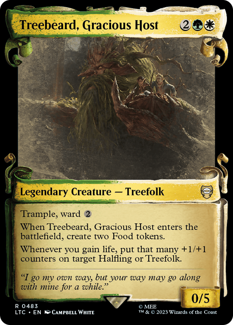 Treebeard, Gracious Host [The Lord of the Rings: Tales of Middle-Earth Commander Showcase Scrolls] | Exor Games Bridgewater