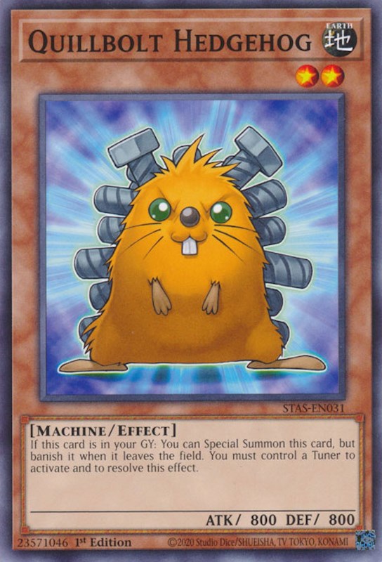 Quillbolt Hedgehog [STAS-EN031] Common | Exor Games Bridgewater