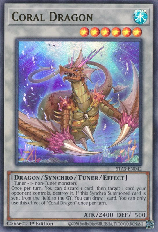 Coral Dragon [STAS-EN042] Ultra Rare | Exor Games Bridgewater