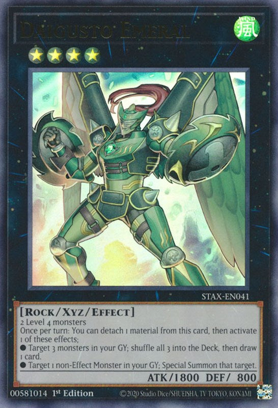 Daigusto Emeral [STAX-EN041] Ultra Rare | Exor Games Bridgewater