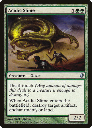 Acidic Slime [Commander 2013] | Exor Games Bridgewater