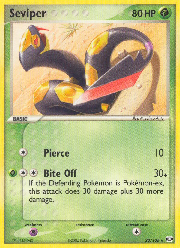 Seviper (20/106) [EX: Emerald] | Exor Games Bridgewater