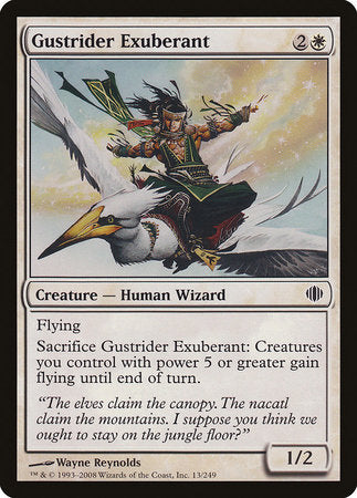 Gustrider Exuberant [Shards of Alara] | Exor Games Bridgewater