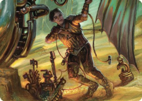 Mishra, Excavation Prodigy Art Card [The Brothers' War Art Series] | Exor Games Bridgewater