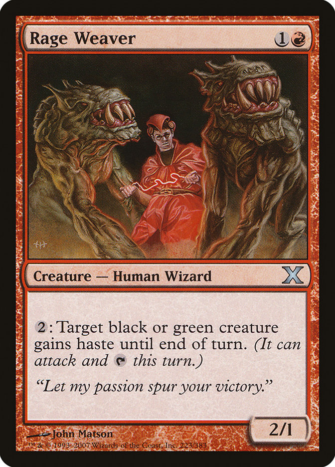 Rage Weaver [Tenth Edition] | Exor Games Bridgewater