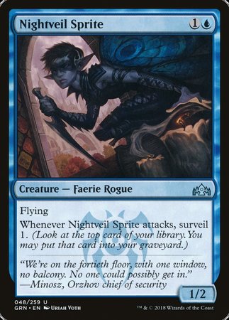 Nightveil Sprite [Guilds of Ravnica] | Exor Games Bridgewater