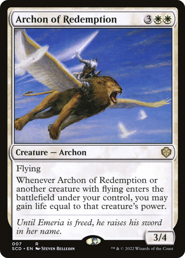 Archon of Redemption [Starter Commander Decks] | Exor Games Bridgewater