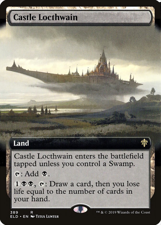 Castle Locthwain (Extended Art) [Throne of Eldraine] | Exor Games Bridgewater