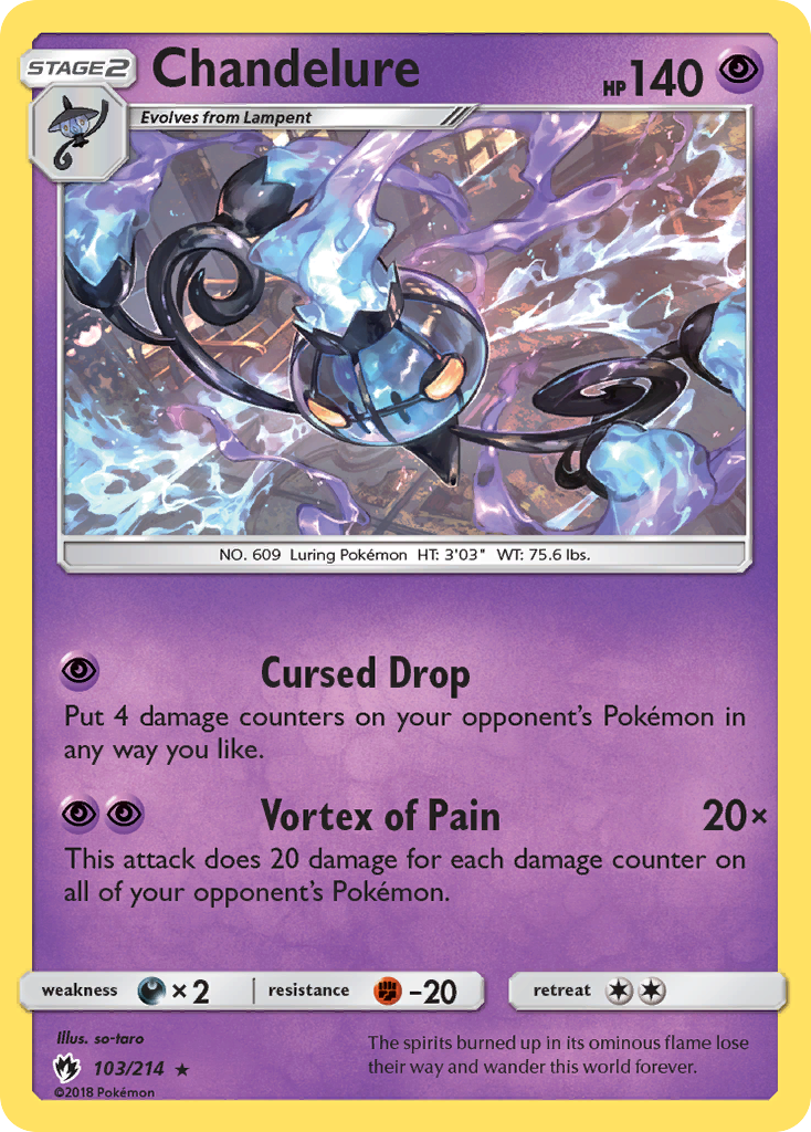 Chandelure (103/214) [Sun & Moon: Lost Thunder] | Exor Games Bridgewater