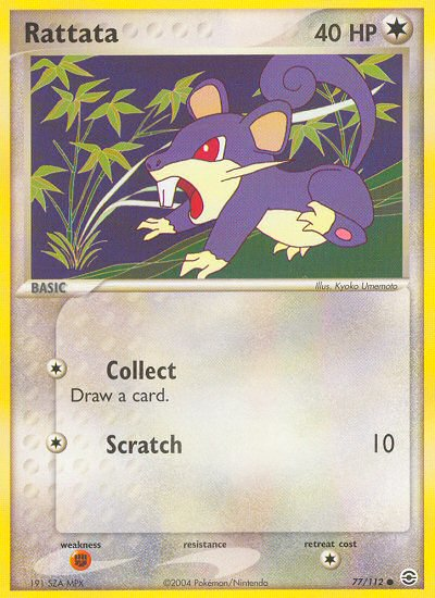 Rattata (77/112) [EX: FireRed & LeafGreen] | Exor Games Bridgewater