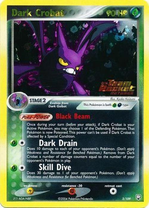 Dark Crobat (3/109) (Stamped) [EX: Team Rocket Returns] | Exor Games Bridgewater