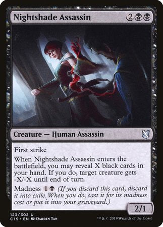 Nightshade Assassin [Commander 2019] | Exor Games Bridgewater