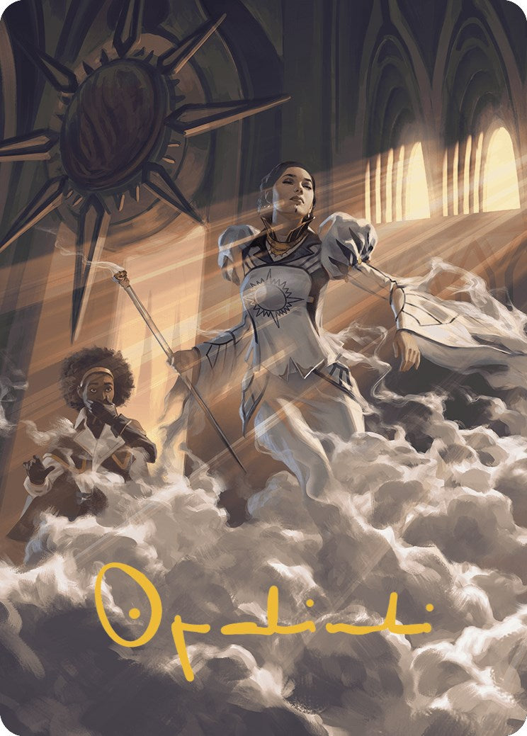 Call a Surprise Witness Art Card (Gold-Stamped Signature) [Murders at Karlov Manor Art Series] | Exor Games Bridgewater