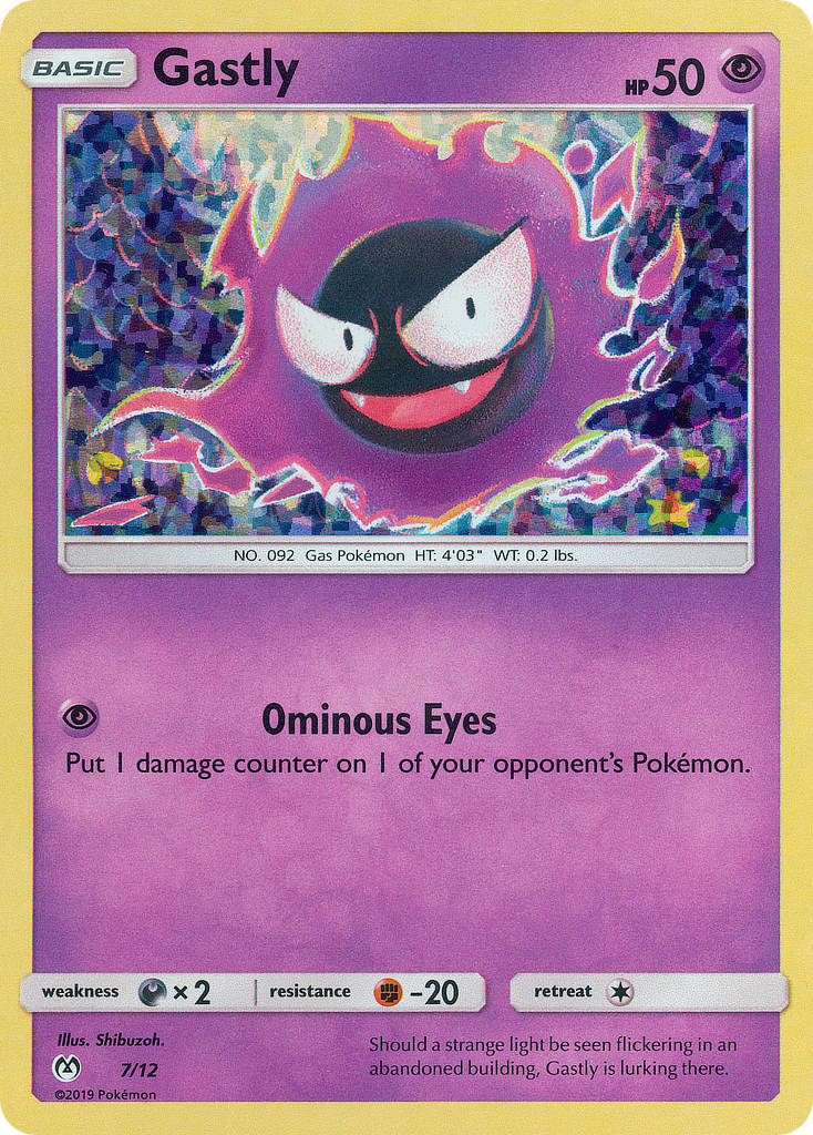 Gastly (7/12) [McDonald's Promos: 2019 Collection] | Exor Games Bridgewater