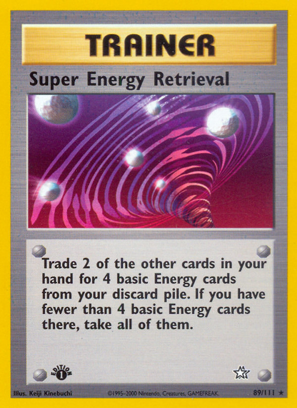 Super Energy Retrieval (89/111) [Neo Genesis 1st Edition] | Exor Games Bridgewater