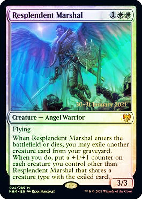 Resplendent Marshal  [Kaldheim Prerelease Promos] | Exor Games Bridgewater