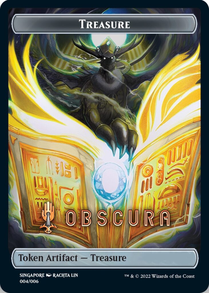 Treasure Token (Obscura) (Southeast Asia Artists) [Streets of New Capenna Tokens] | Exor Games Bridgewater