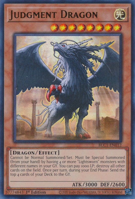 Judgment Dragon [BLC1-EN012] Ultra Rare | Exor Games Bridgewater