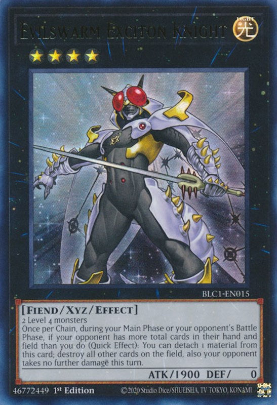 Evilswarm Exciton Knight [BLC1-EN015] Ultra Rare | Exor Games Bridgewater