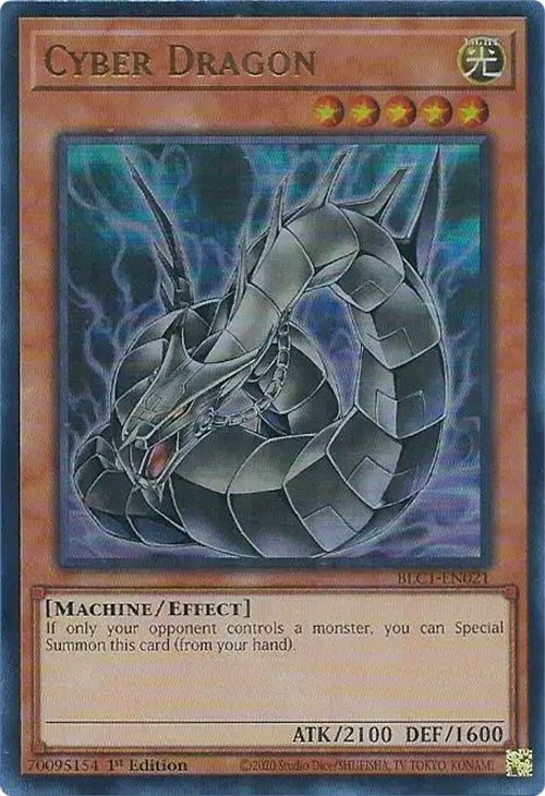 Cyber Dragon (Alternate Art) [BLC1-EN021] Ultra Rare | Exor Games Bridgewater