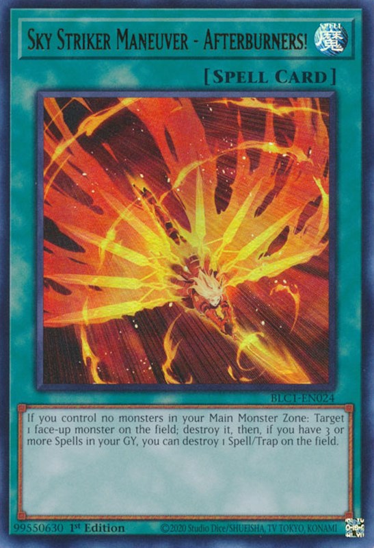 Sky Striker Maneuver - Afterburners! [BLC1-EN024] Ultra Rare | Exor Games Bridgewater