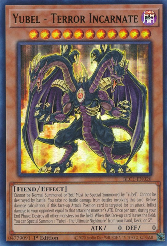 Yubel - Terror Incarnate [BLC1-EN028] Ultra Rare | Exor Games Bridgewater