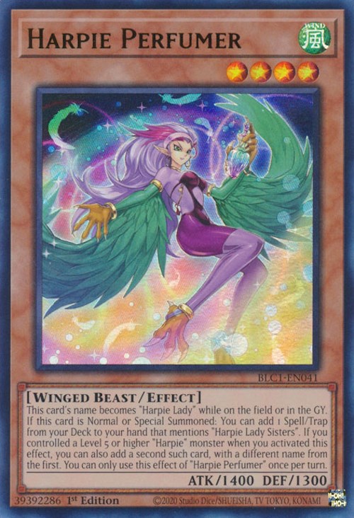 Harpie Perfumer [BLC1-EN041] Ultra Rare | Exor Games Bridgewater