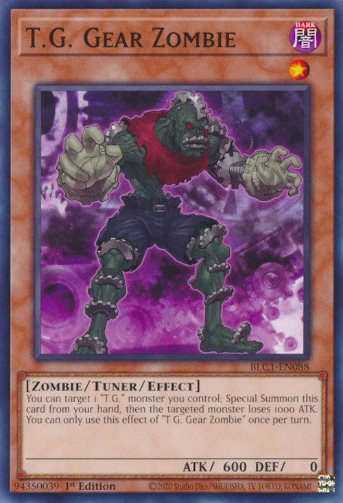 T.G. Gear Zombie [BLC1-EN088] Common | Exor Games Bridgewater