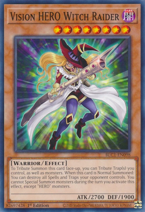 Vision HERO Witch Raider [BLC1-EN098] Common | Exor Games Bridgewater