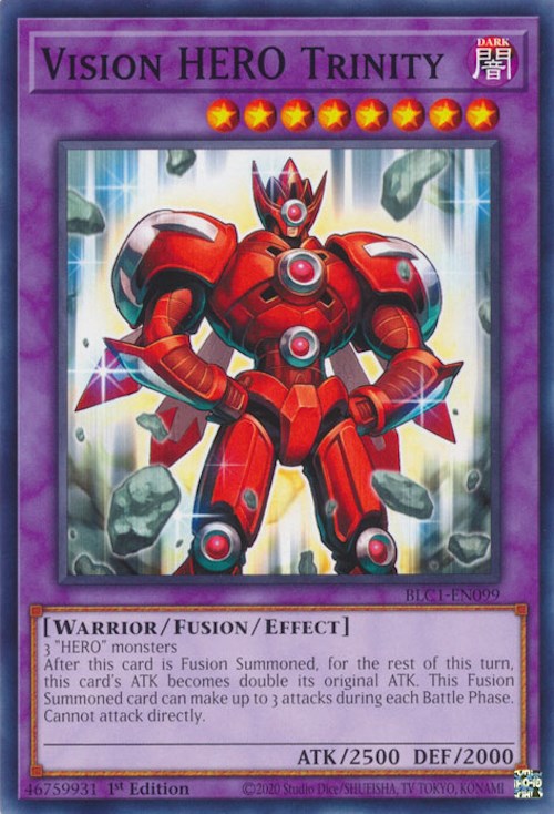 Vision HERO Trinity [BLC1-EN099] Common | Exor Games Bridgewater